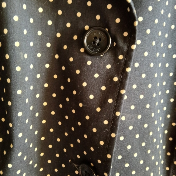 Talbots Polka Dot Blazer Jacket Size 16P - Picture 7 of 12